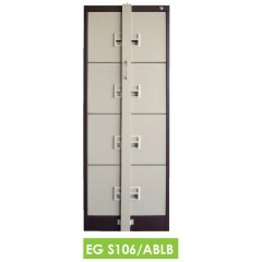 EG S106/ABLB- 4D FILING CABINET with RECESS HANDLE & LOCKING BAR